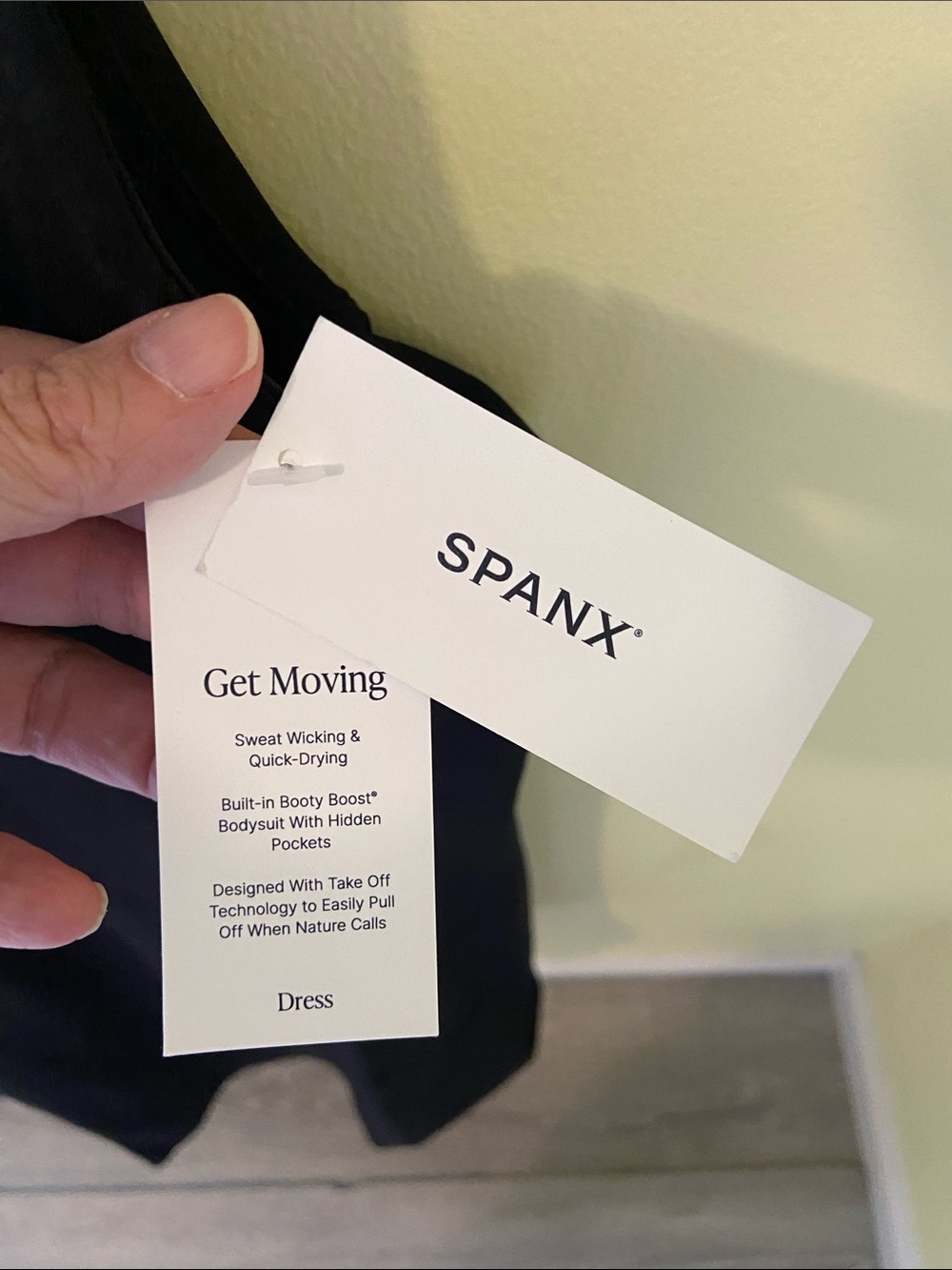 SPANX Black Sleeveless Mini Dress - Picture 2 of 5